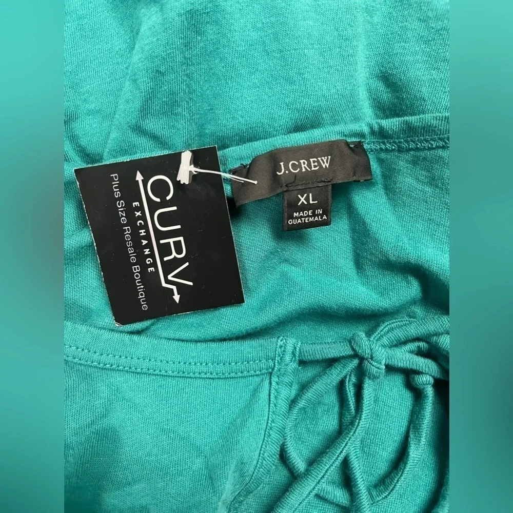 J.Crew Turquoise Tiered Mini Dress - Size XL
